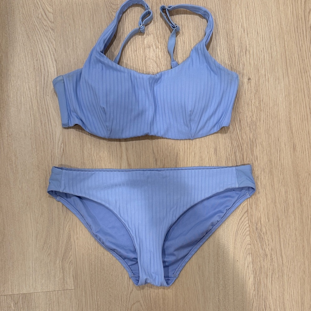 Athleta Ribbed Bikini Set